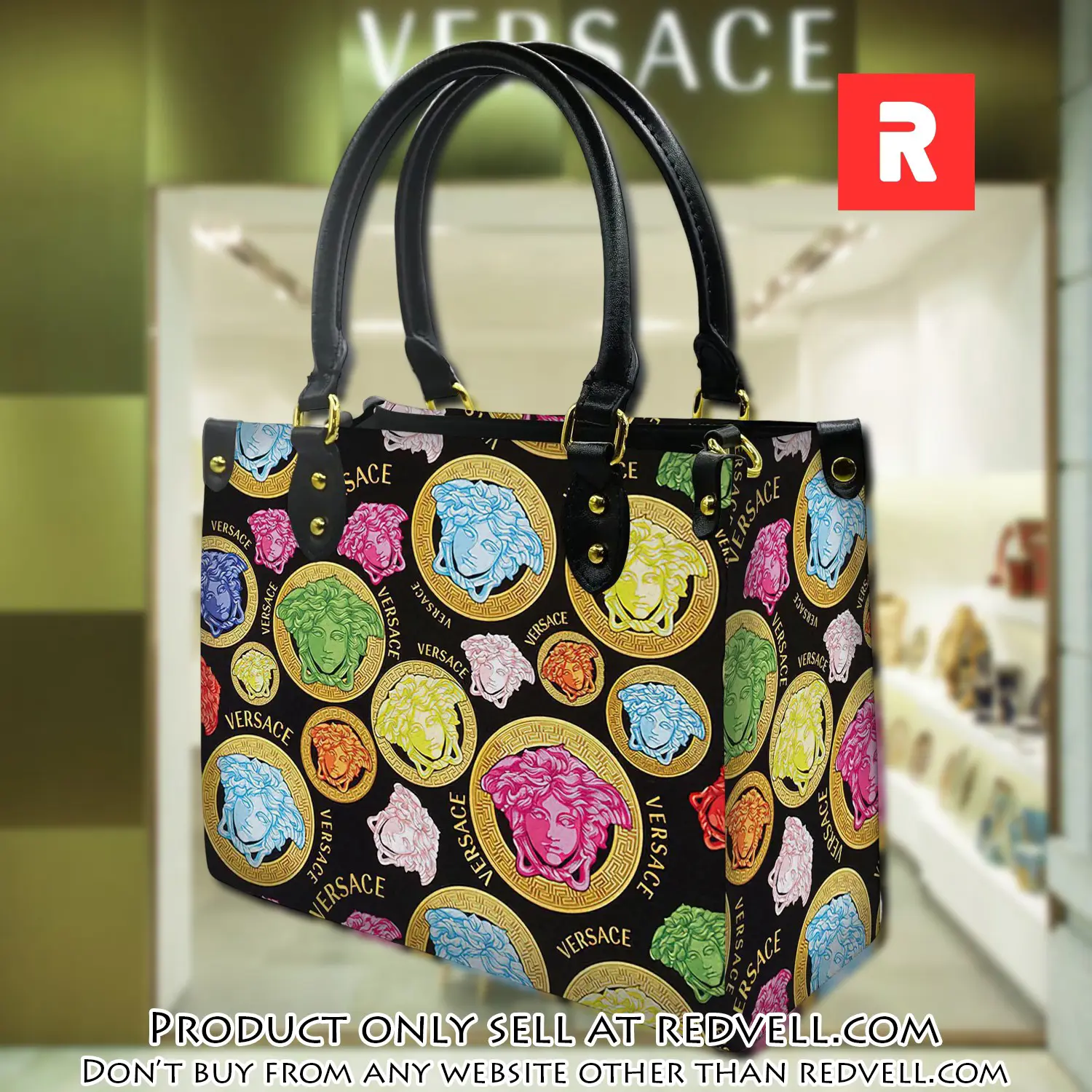 Versace women luxury leather handbag 3d lhb1040 rv5159345